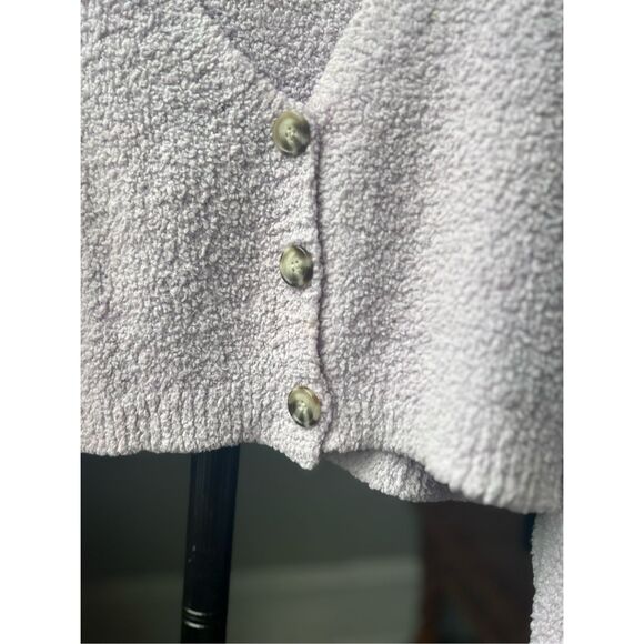 Cozy Purple Jessica Simpson Fuzzy Cardigan - Picture 4 of 7